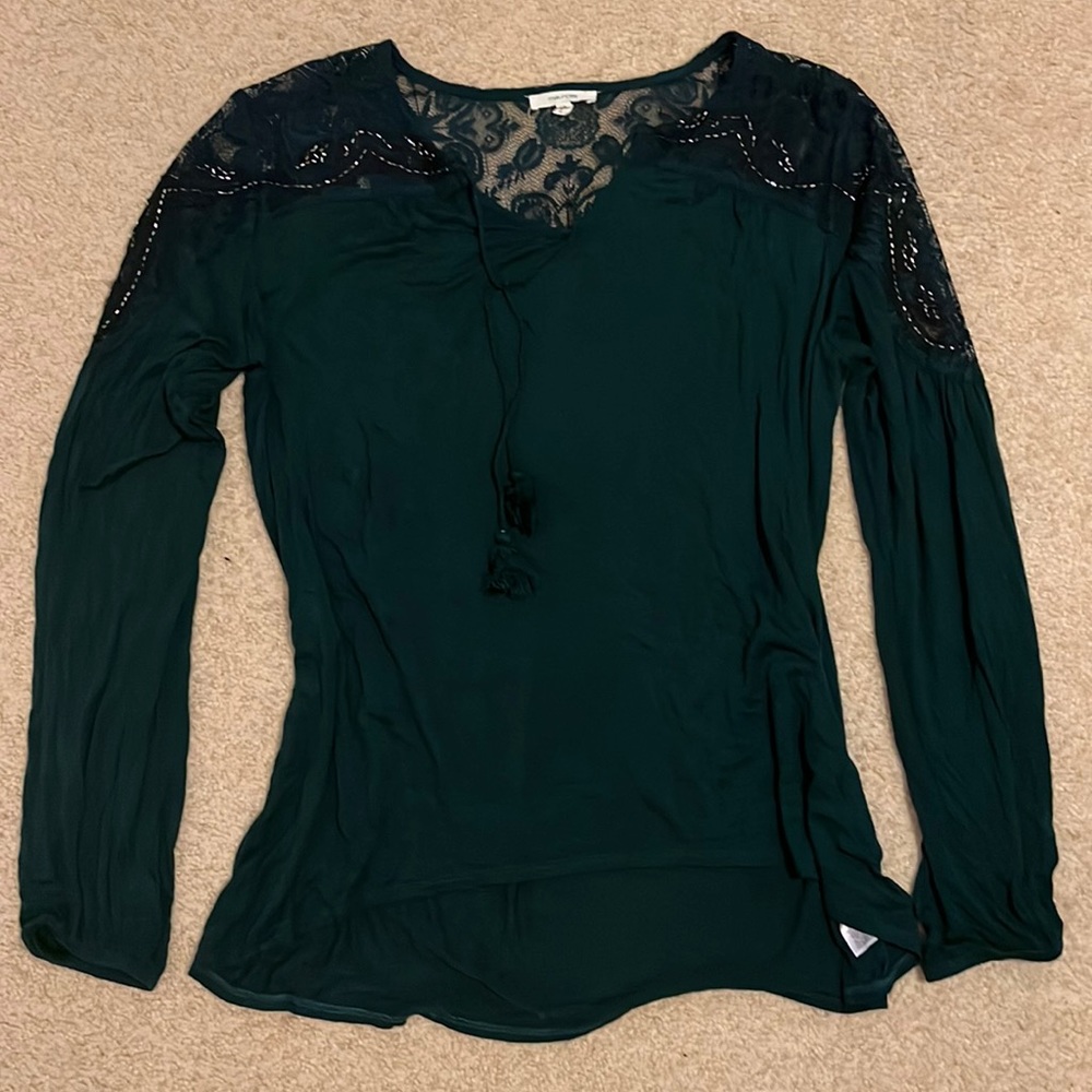 Woman’s Maurice’s Emerald Green Top - Size Large